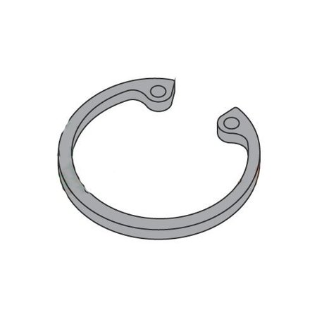 NEWPORT FASTENERS Internal Retaining Ring, Steel, Black Phosphate Finish, 0.688 in Bore Dia., 1000 PK 727610